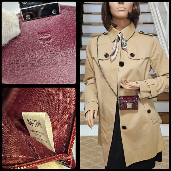 MCM Studded Cardholder Crossbody Chain - Picture 5 of 17